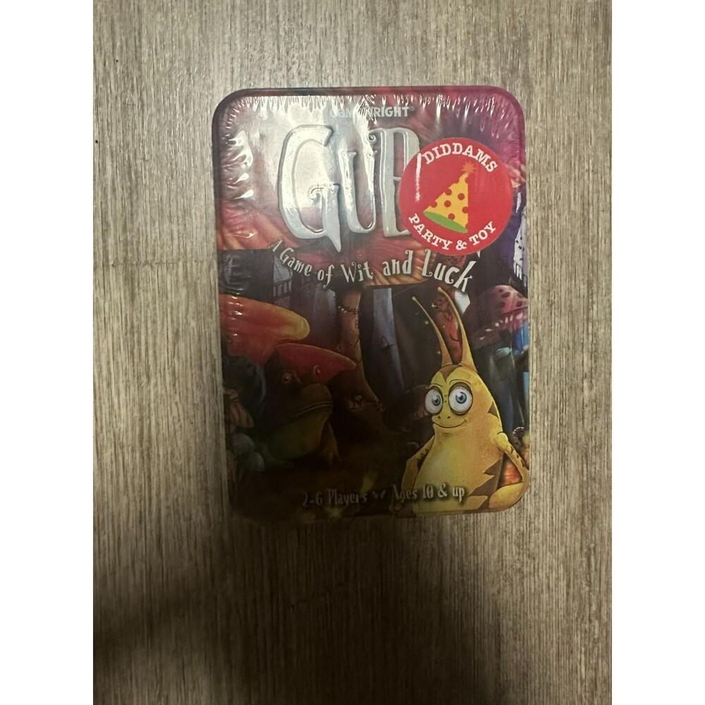 Gubs - A Game of Wit & Luck By Gamewright New Factory Sealed Tin Edition OOP